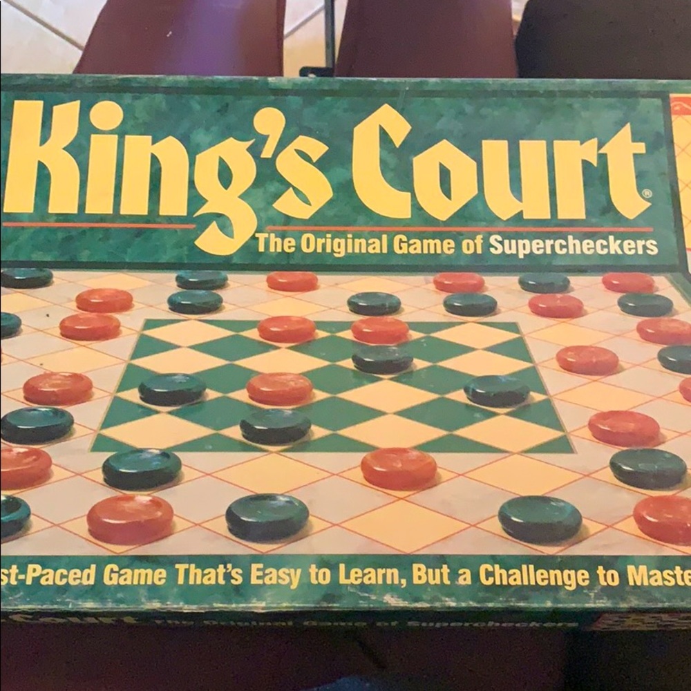 Kings Court. The original game of super checkers